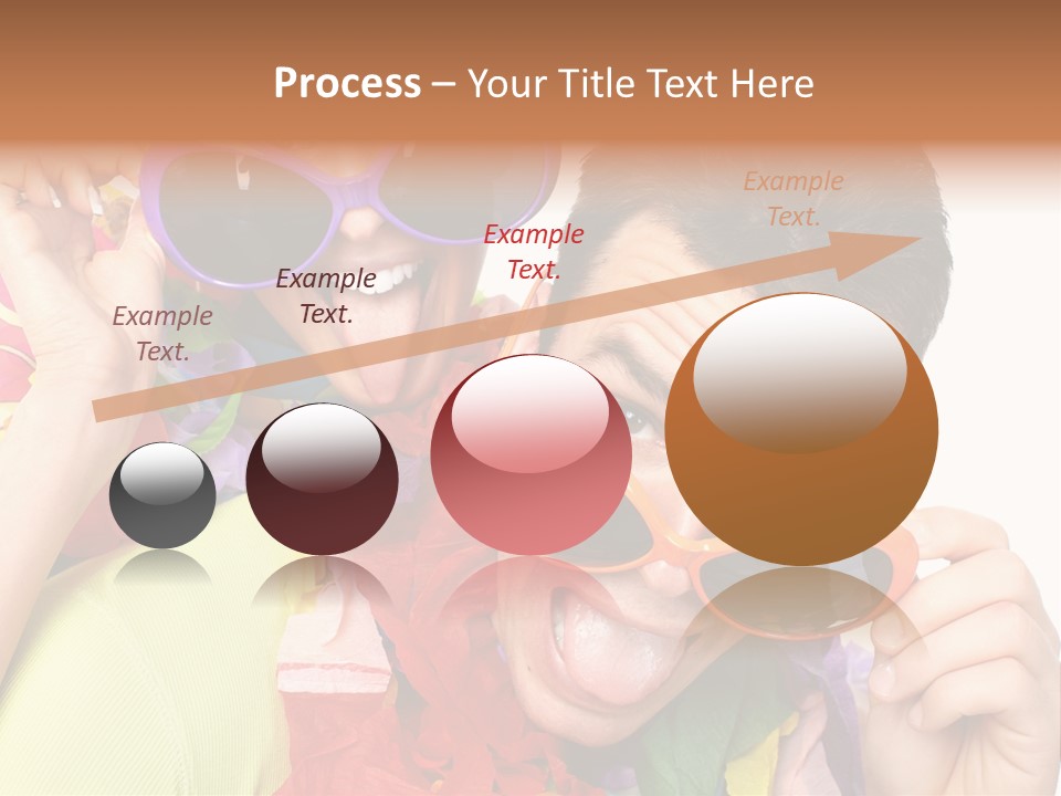 Happy Portrait Smiling PowerPoint Template