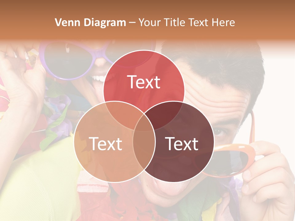 Happy Portrait Smiling PowerPoint Template