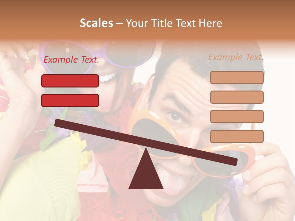 Happy Portrait Smiling PowerPoint Template