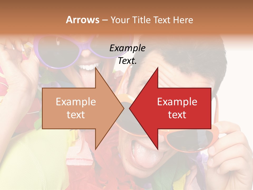 Happy Portrait Smiling PowerPoint Template