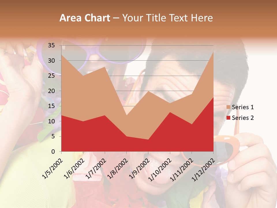 Happy Portrait Smiling PowerPoint Template