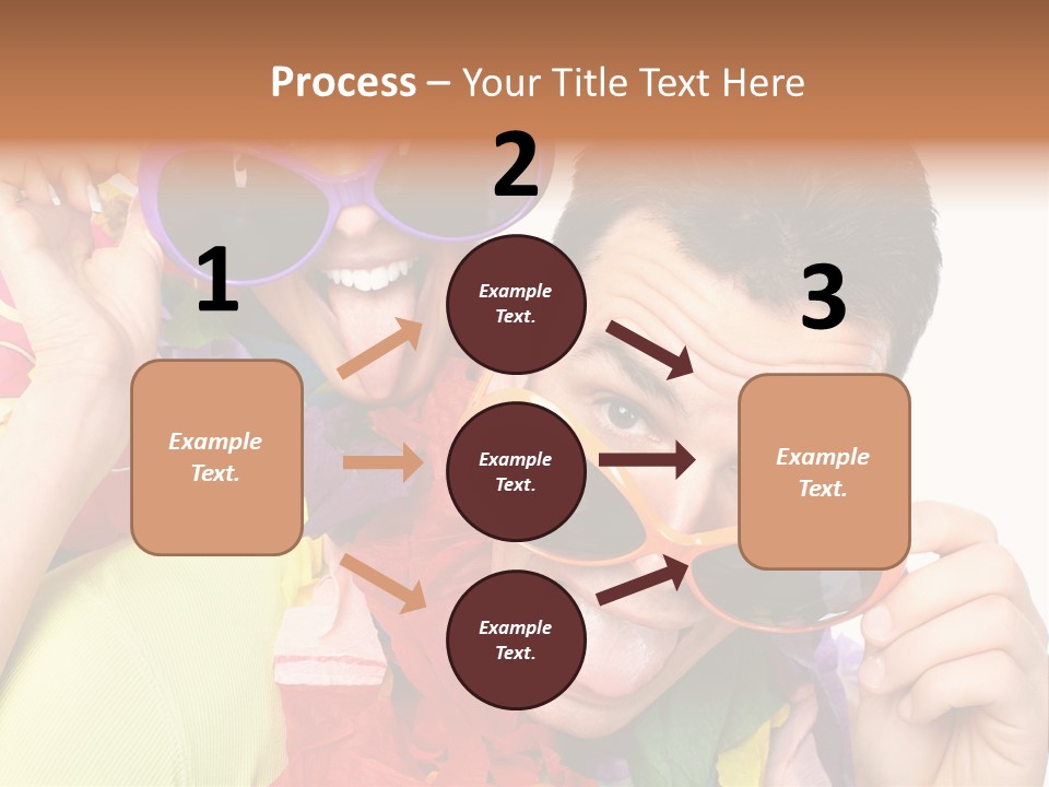 Happy Portrait Smiling PowerPoint Template
