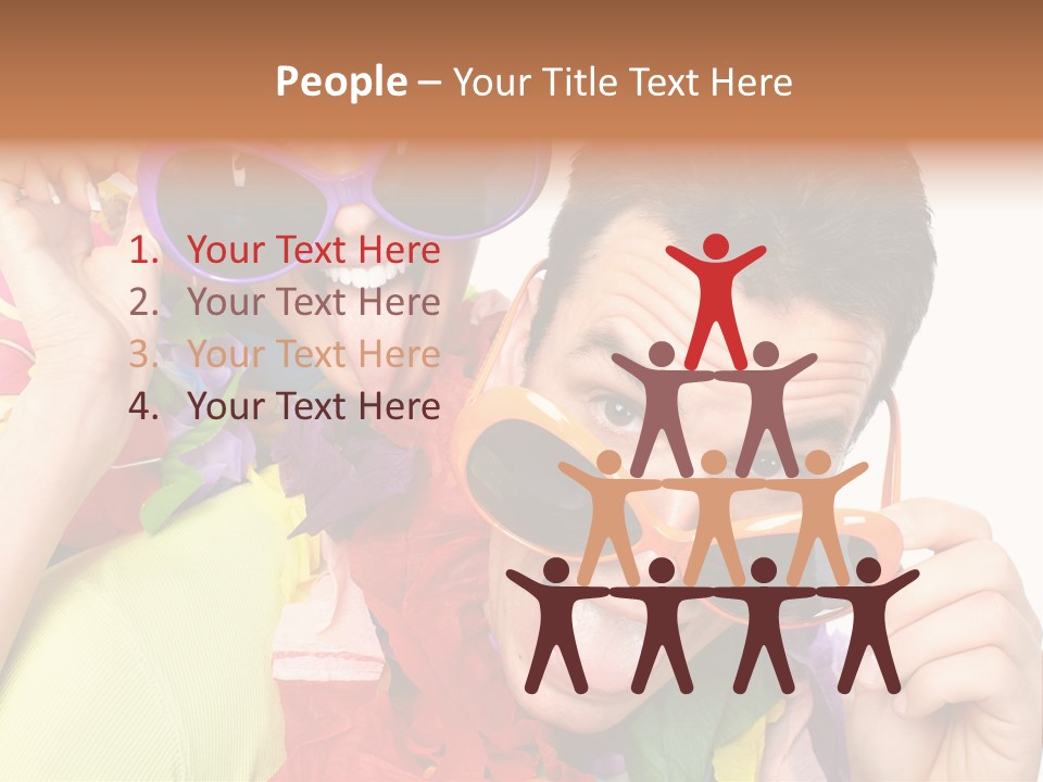 Happy Portrait Smiling PowerPoint Template