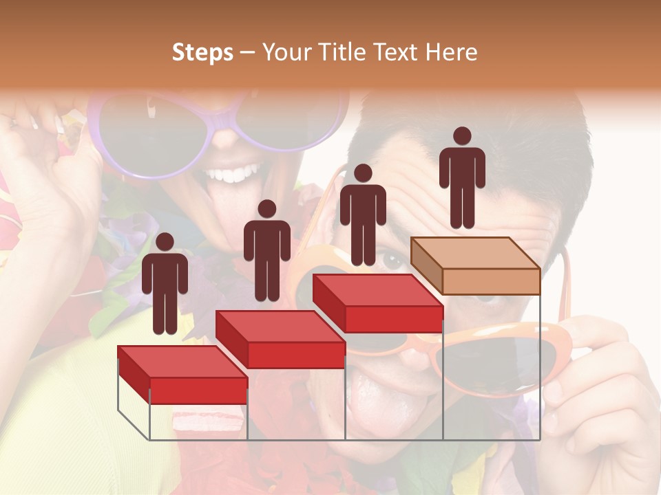 Happy Portrait Smiling PowerPoint Template