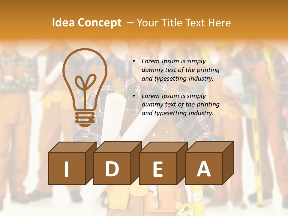 Manufactory Smile Factory PowerPoint Template