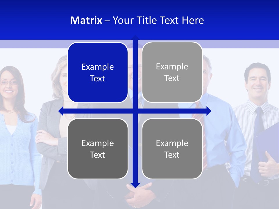 Girl Work Smile PowerPoint Template