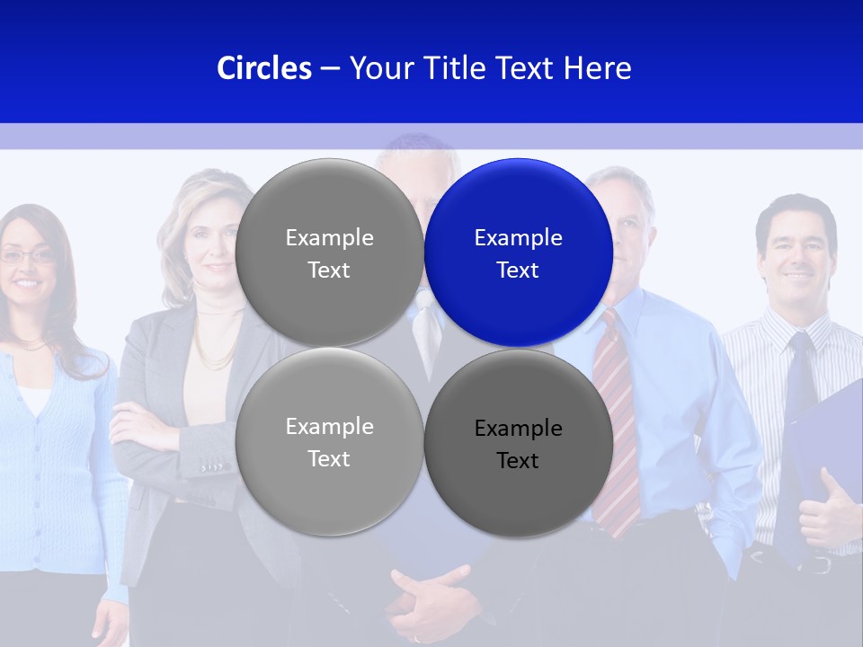 Girl Work Smile PowerPoint Template