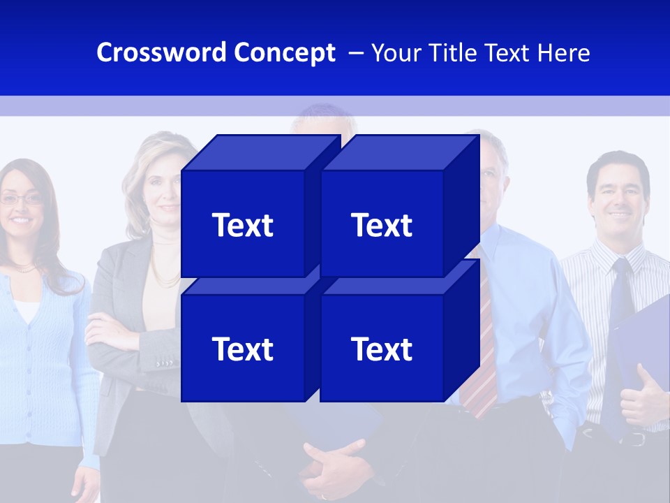 Girl Work Smile PowerPoint Template