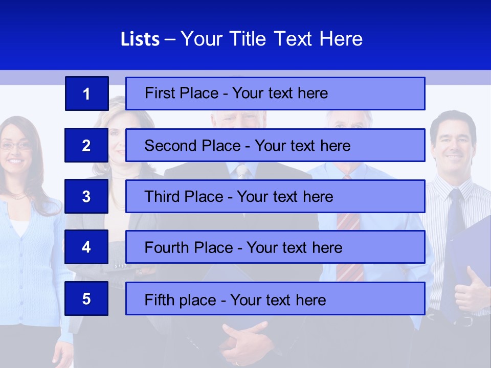 Girl Work Smile PowerPoint Template