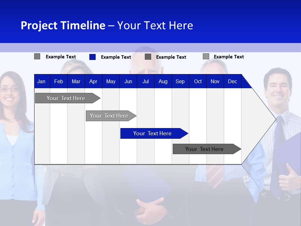 Girl Work Smile PowerPoint Template