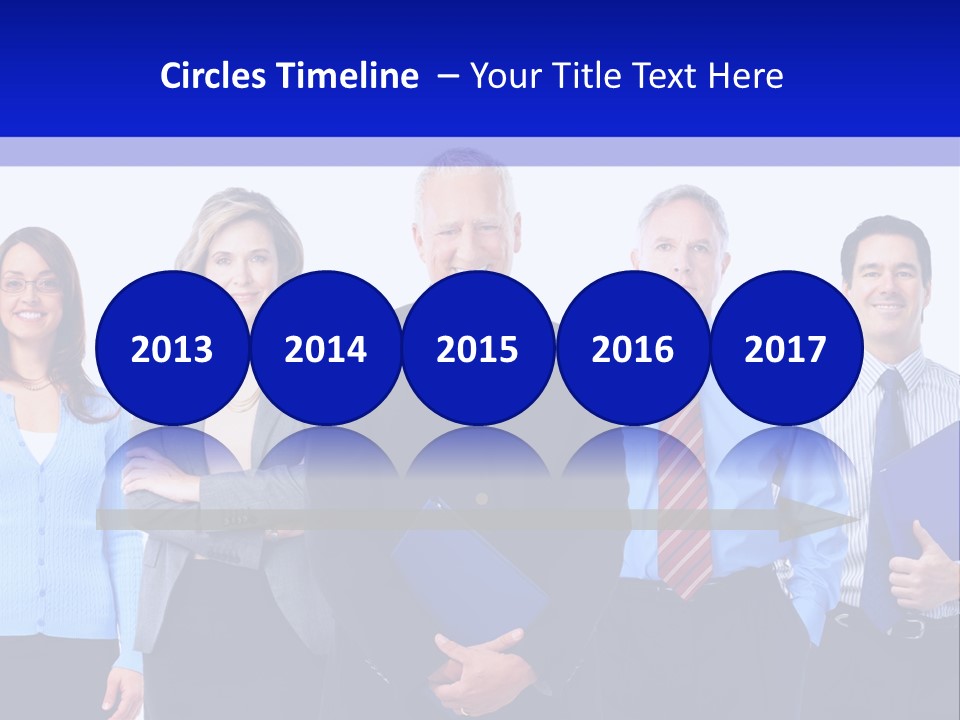 Girl Work Smile PowerPoint Template