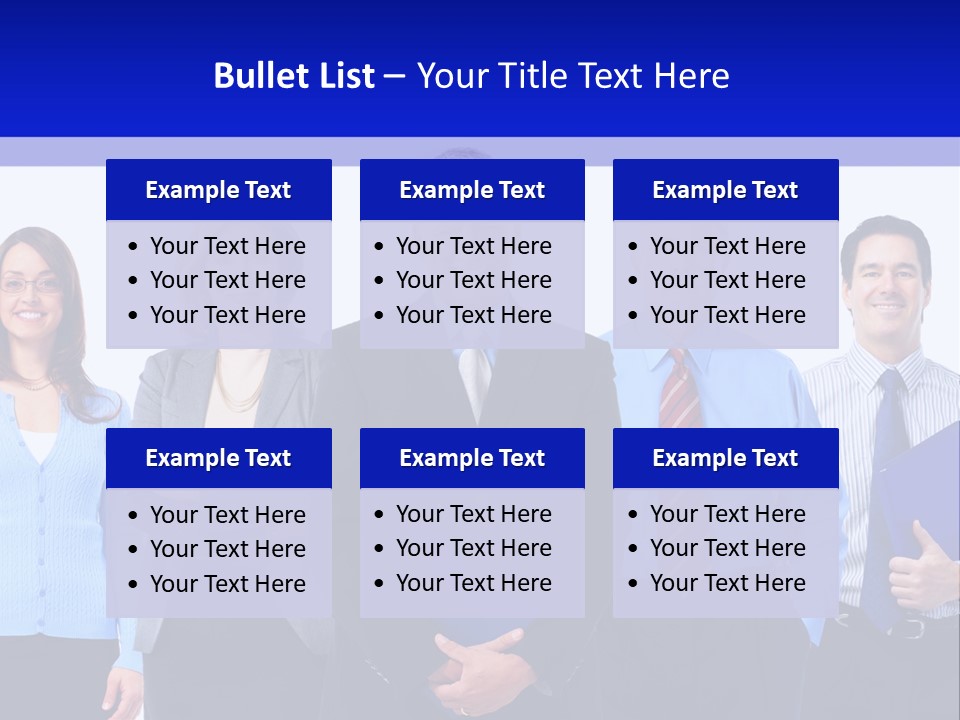 Girl Work Smile PowerPoint Template