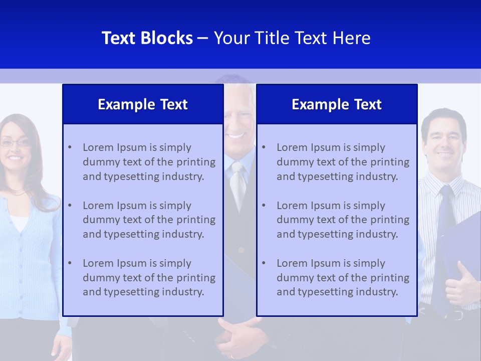Girl Work Smile PowerPoint Template