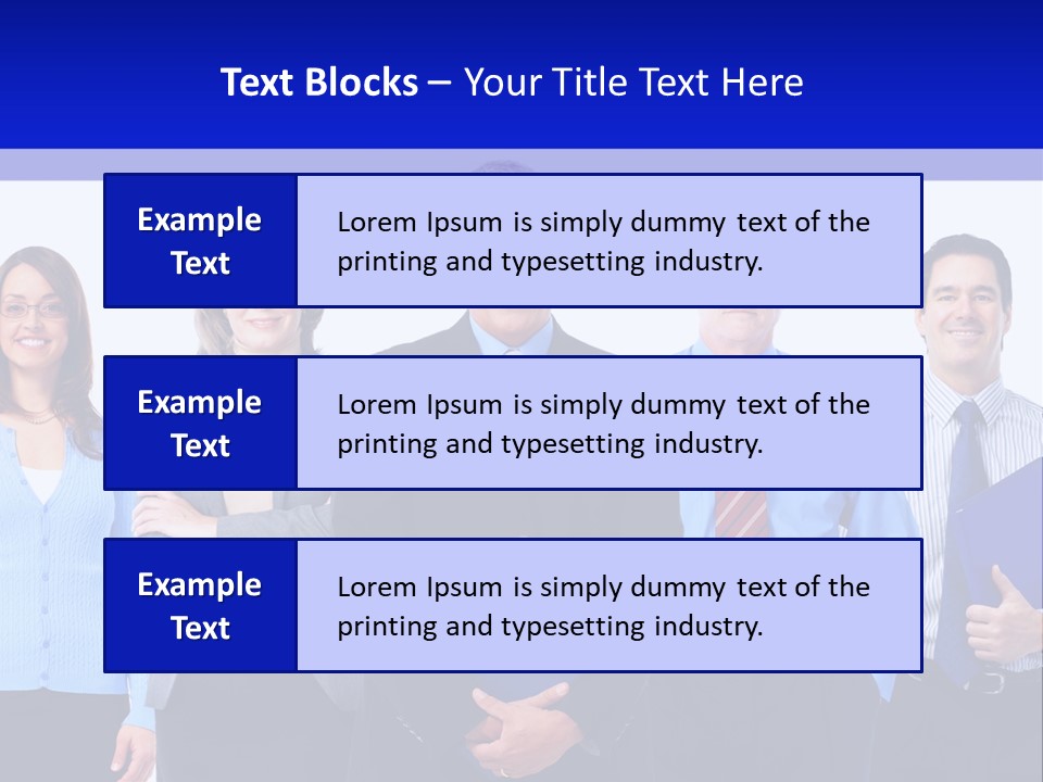 Girl Work Smile PowerPoint Template