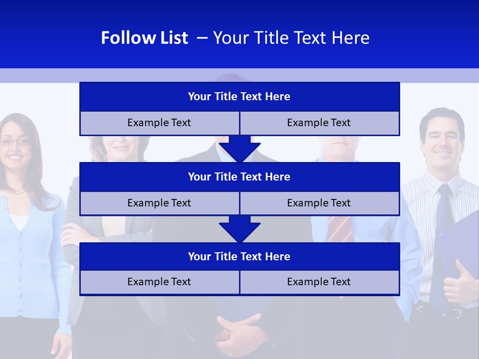 Girl Work Smile PowerPoint Template