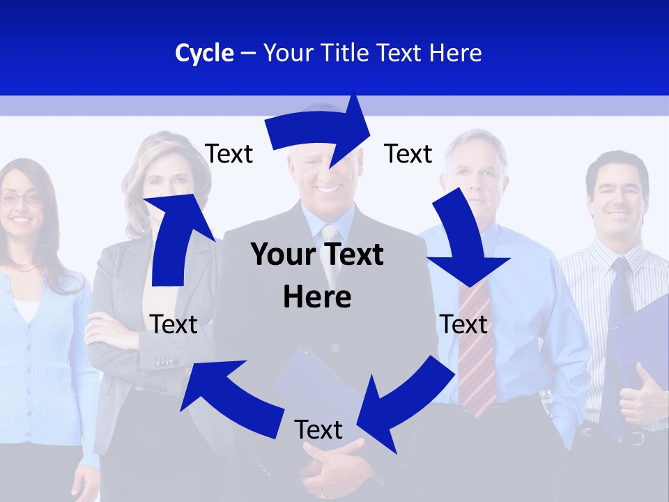 Girl Work Smile PowerPoint Template