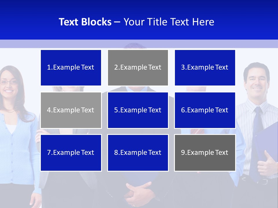 Girl Work Smile PowerPoint Template