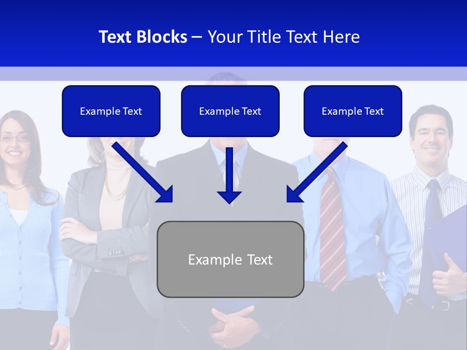 Girl Work Smile PowerPoint Template