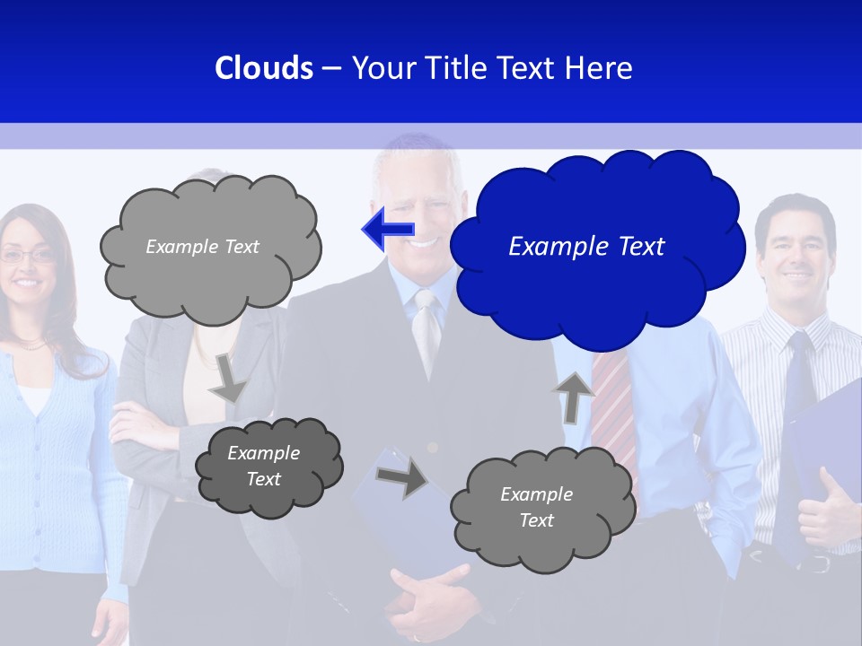 Girl Work Smile PowerPoint Template