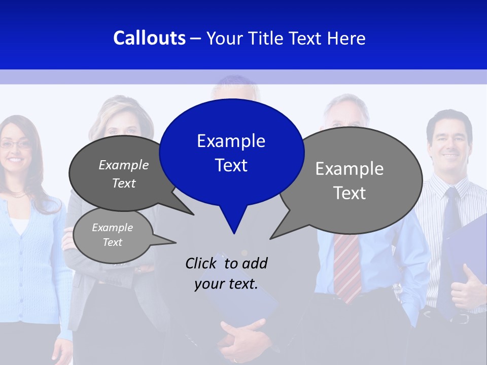 Girl Work Smile PowerPoint Template