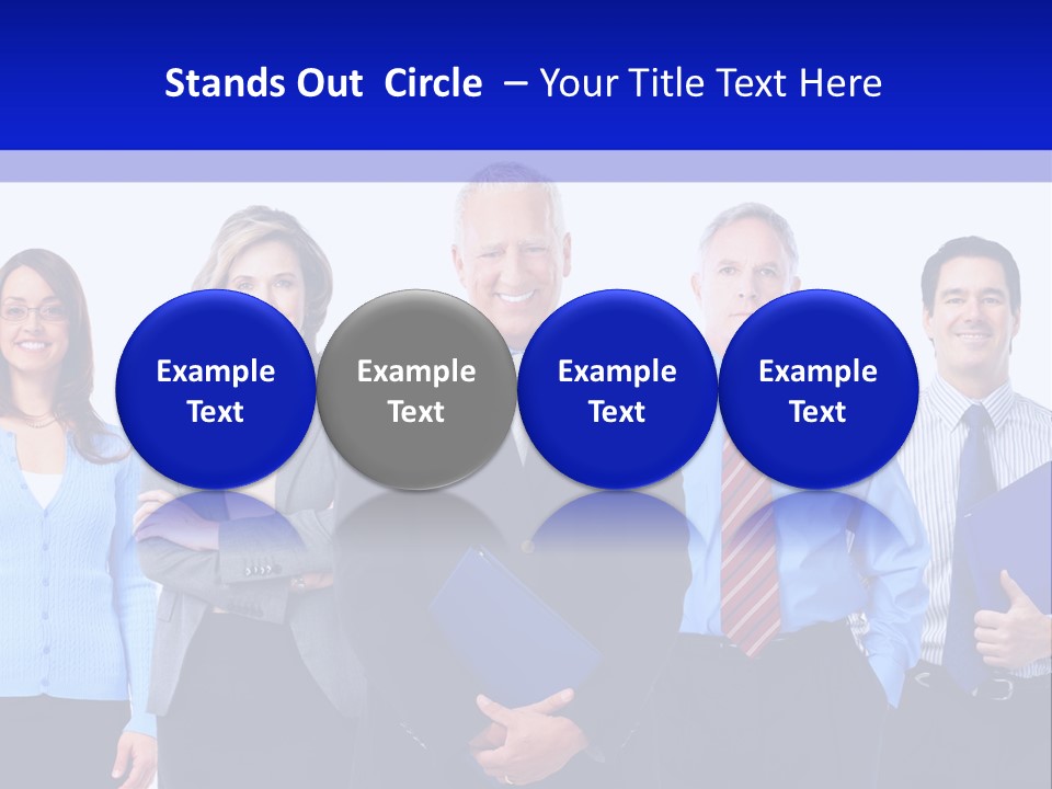 Girl Work Smile PowerPoint Template