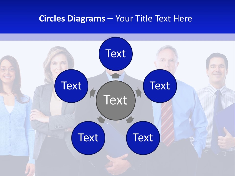 Girl Work Smile PowerPoint Template