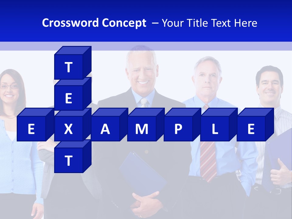 Girl Work Smile PowerPoint Template