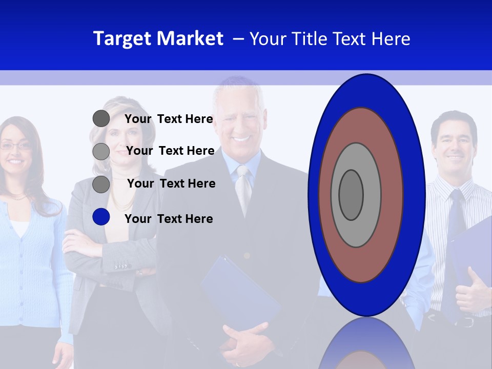 Girl Work Smile PowerPoint Template