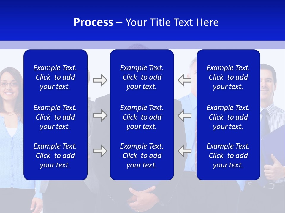 Girl Work Smile PowerPoint Template