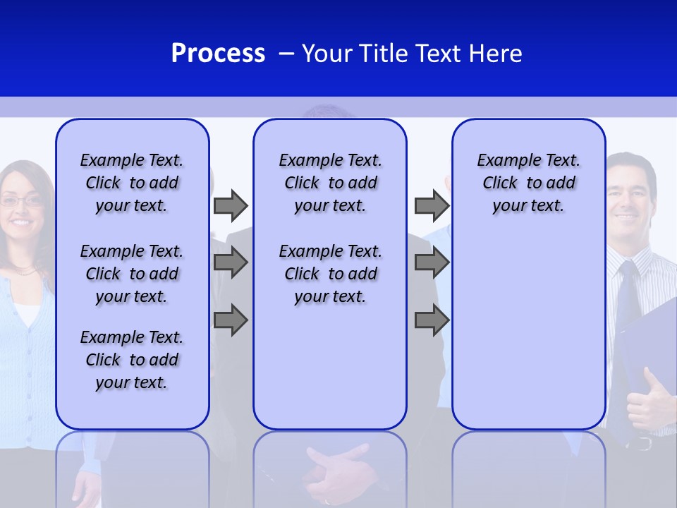 Girl Work Smile PowerPoint Template