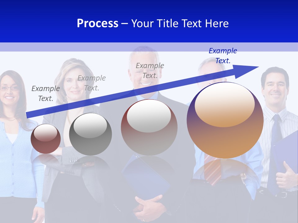 Girl Work Smile PowerPoint Template