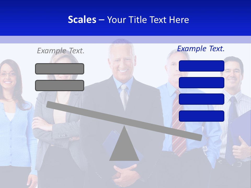 Girl Work Smile PowerPoint Template