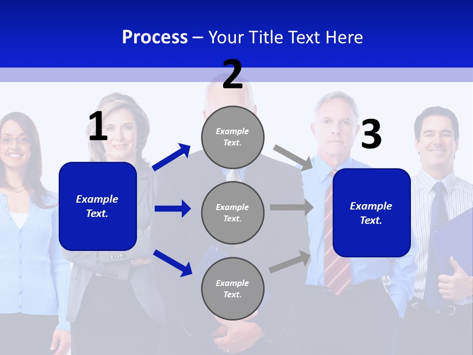 Girl Work Smile PowerPoint Template