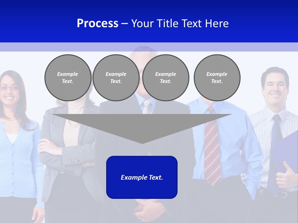 Girl Work Smile PowerPoint Template