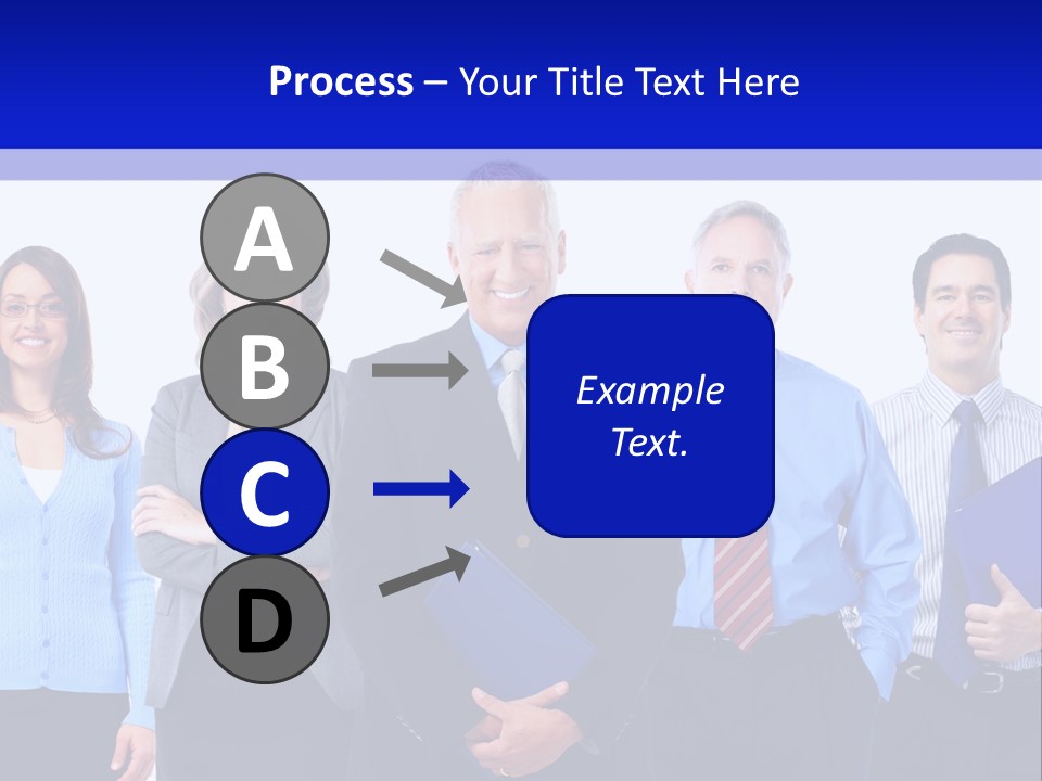 Girl Work Smile PowerPoint Template