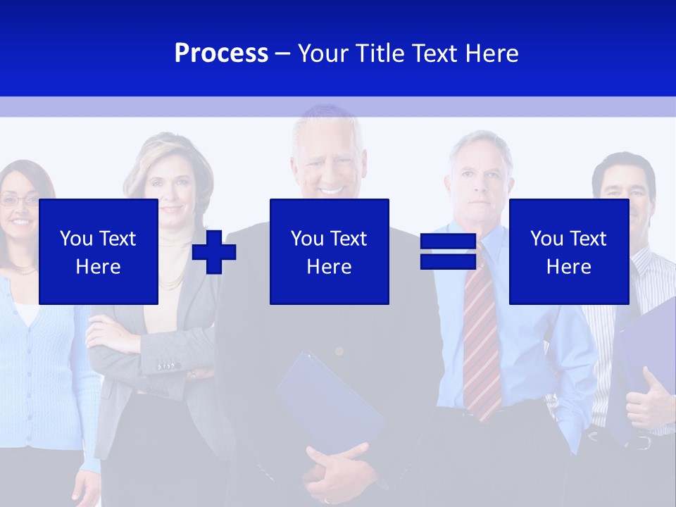 Girl Work Smile PowerPoint Template