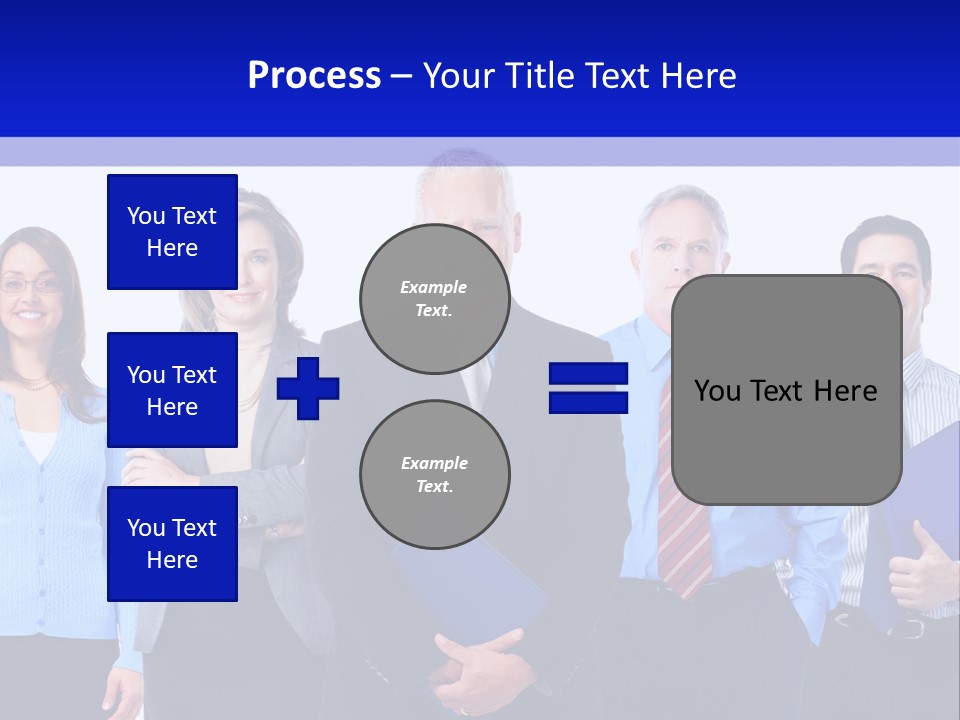 Girl Work Smile PowerPoint Template