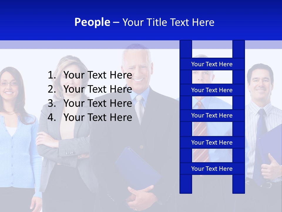 Girl Work Smile PowerPoint Template