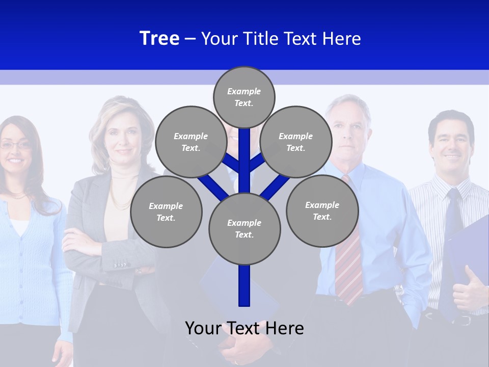 Girl Work Smile PowerPoint Template