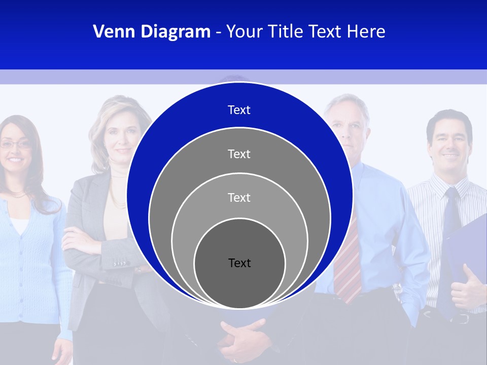 Girl Work Smile PowerPoint Template