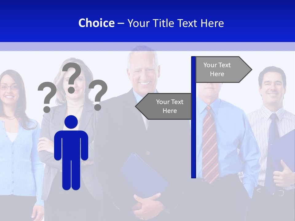 Girl Work Smile PowerPoint Template