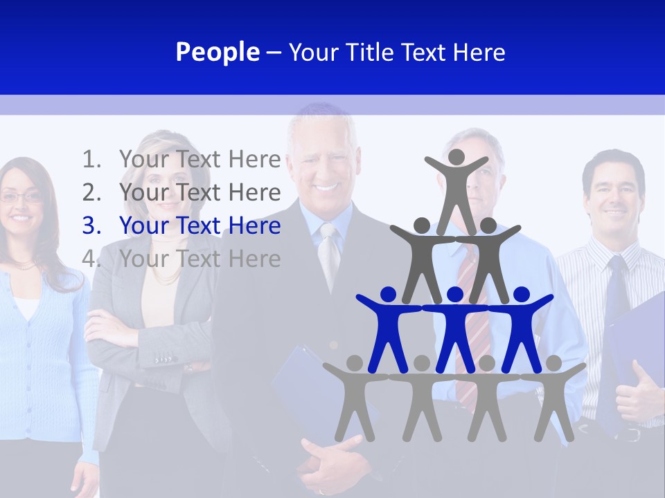 Girl Work Smile PowerPoint Template