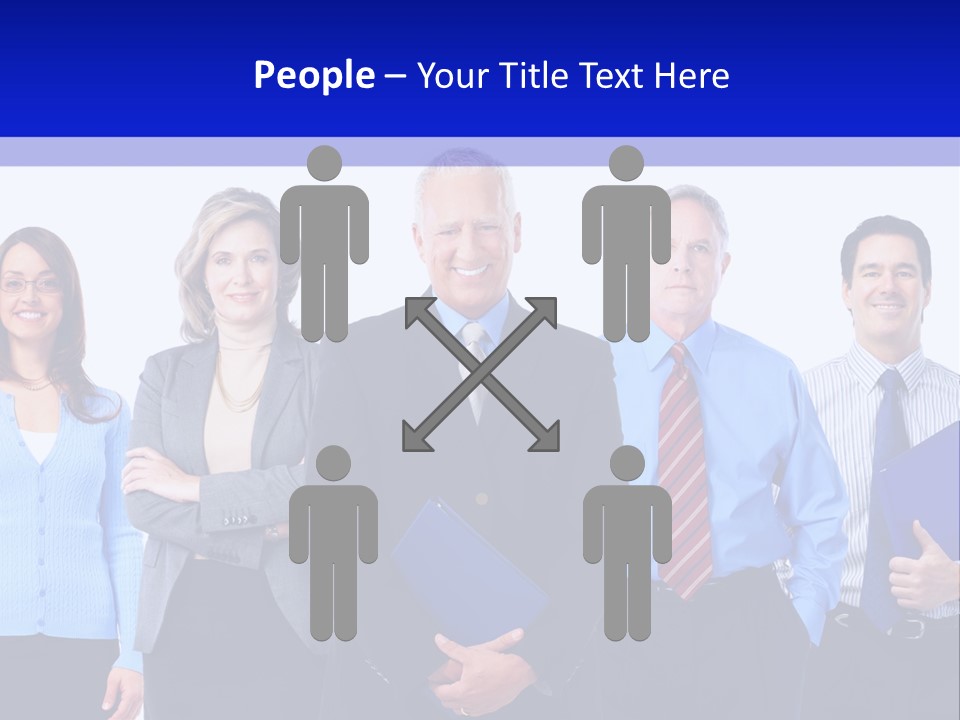 Girl Work Smile PowerPoint Template