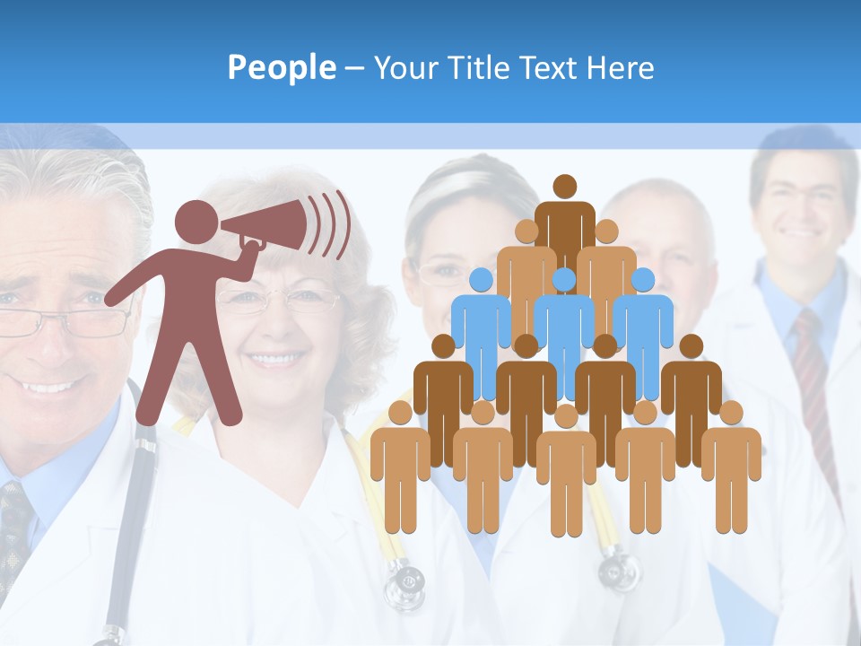 Person Work Team PowerPoint Template