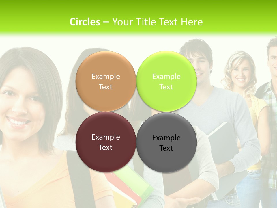 Student Group Portrait PowerPoint Template