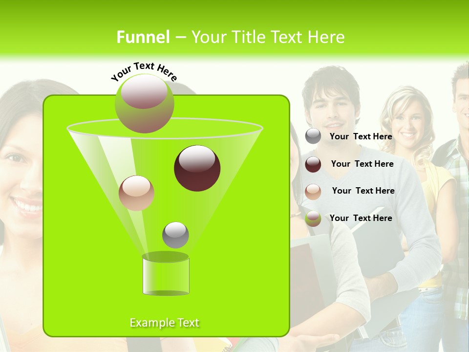 Student Group Portrait PowerPoint Template