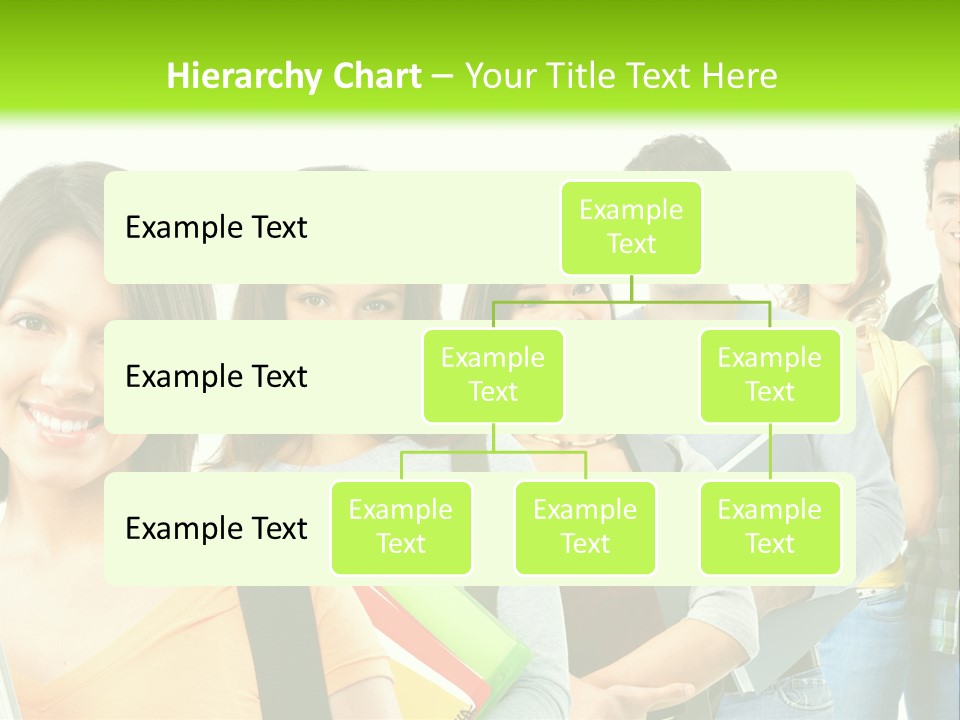 Student Group Portrait PowerPoint Template