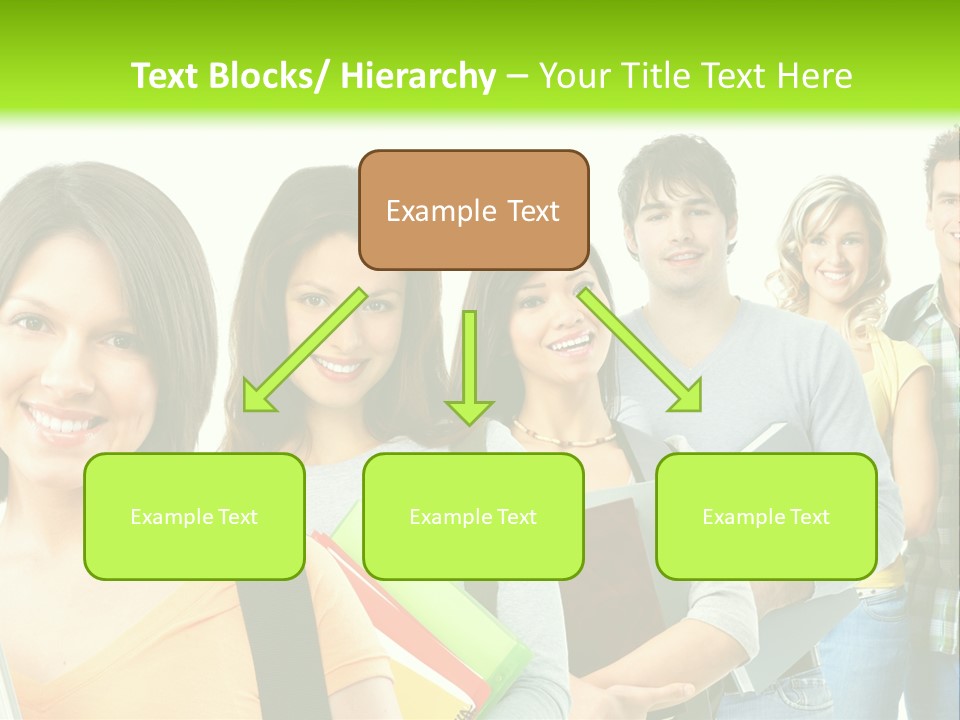 Student Group Portrait PowerPoint Template