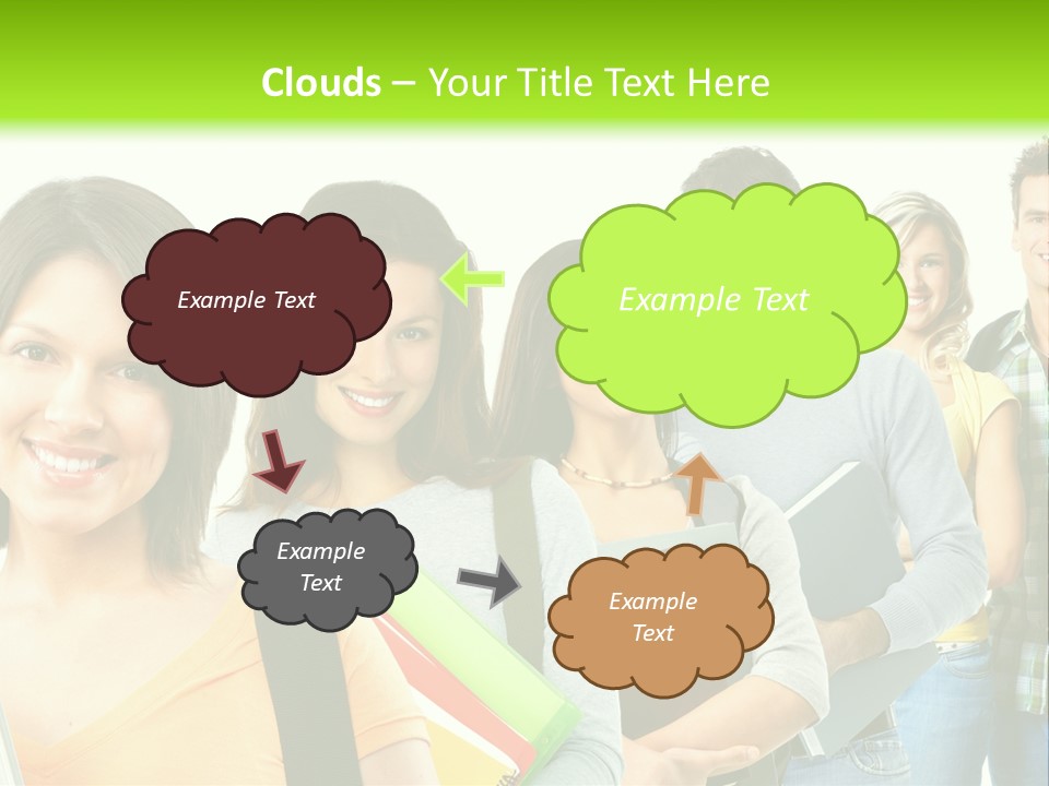 Student Group Portrait PowerPoint Template