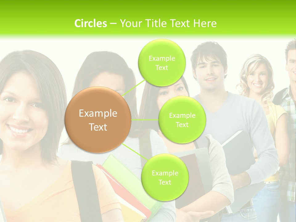 Student Group Portrait PowerPoint Template